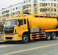 Dfl Supersucker Combined Vacuum Jetting Tanker Trucks (9CBM Water tank and  11CBM Sewage tank Jet VAC Tanker)