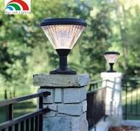 Waterproof Solar LED Pillar Light for Outdoor Gardens