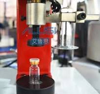 Semi-Automatic Vial Bottle Capper Glass Bottle Crimper Aluminum & Plastic  Caps Electric Capping Machine