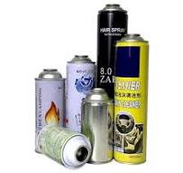Spray Tin Can and Empty Butane Gas Can