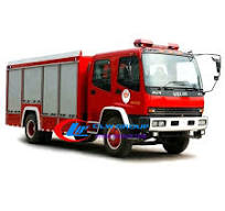 ISUZU FVR heavy rescue fire truck with crane