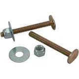 Keeney PP23516 1/4-20 x 2 1/4" Brass Plated Toilet Bolts ...