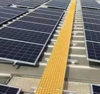 FRP Solar Panel Mounting Rooftop Walkway for Solar System ...