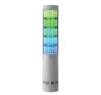LA6-5DWJWB-RYGBC 60mm, 5-Tier Programmable, Multi-color LED Signal Tower  and alarm with off-white body