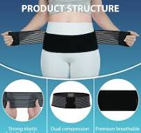 Nvorliy SI Joint Belt Plus Size Sacroiliac Brace Lumbar Lower Back  Adjustable Compression Support Belly Band Stabilize Hip & Pelvic Relief  Pain for ...