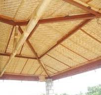 Fireproof Plastic Reed Mat For Gazebo Ceiling-sfyh.com