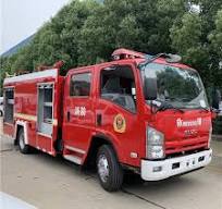 Cambodia Hot Selling Isuzu 4X2 Fire Truck 4000-Liters Water Foam Fire  Fighting Truck
