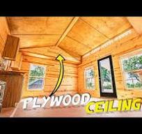 PLYWOOD Ceiling - SHED to HOUSE Conversion // Better Than ...