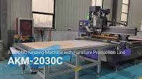 AccTek ATC CNC Nesting Machine with Furniture Production Line