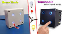How to Make Touch Switch Board at Home | 4 Port Smart Switch Board |  Touchable Switch Board