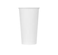 Disposable Coffee Cups - 20oz Paper Hot Cups - White (90mm) - 600 ct