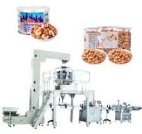 Nuts Filling Canning Packaging machine in Paper cans