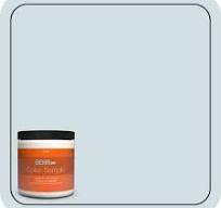 BEHR PREMIUM PLUS 8 oz. Home Decorators Collection #HDC-CT-16B Waterfall  Flat Interior/Exterior Paint & Primer Color Sample B310016