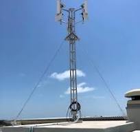 China HDG Roof-top Telecommunication Antenna Cell Tower ...