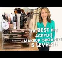 Best Large Acrylic Makeup Organizer - YouTube