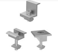 MID Clamp and End Clamp for Solar Mounting Systems Solar Panel Clamps