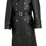 WW2 German Army officer leather trench coat