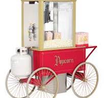 Gas Cart Four Wheel Popcorn w/Battery kit for 5908GGT