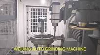 THE CASTING FETTLED BY ONLY SMALL DIAMOND WHEEL OF WEIJING AUTO GRINDING  MACHINE