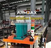 Witness precision engineering in action! , ARMDAX ventilation louvers roll  forming machine automates the entire process—from coil to finished  profile—with unmatched accuracy and speed. Perfect for ...