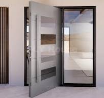 Italian Luxury Cast Aluminum Pivot Bulletproof Door Luxury Doors for Houses  Modern Entrance Doors