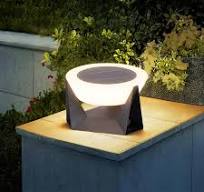 PAKEDANDUN Solar Pillar Light,15" Large Outdoor Post Lights ...
