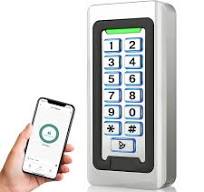 Amazon.com: Wireless WiFi Access Control Keypad, Metal Stand ...
