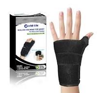 Wrist Ice Pack Wrap - Adjustable Hand Support Brace with Removable Splints  & Reusable Gel Pack, Hot Cold Therapy for Pain Relief of Carpal Tunnel, ...