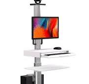 Dental Computer Compact Mobile Trolley Cart with Camera Shelf (H1)