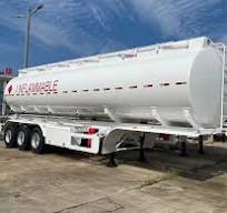 3 Axle 42000l Fuel Tanker Semi Trailer Aluminum 5 ...