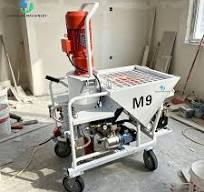 Bearing & Engine Putty Sprayer Gypsum Dry Powder Spraying Machine with 1  Year Warranty 4/5 kW Power