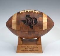 Handcrafted Wooden Footballs | High School and Collage