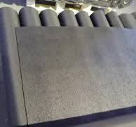 Black Orange Peel Anti Slip Rubber Sheet Roll Professional