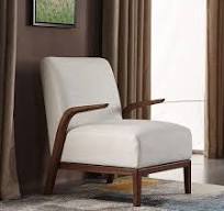 Hot Selling Modern Solid Wood Leisure Chair Single Wooden Sofa