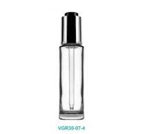30ml Glass Cylindrical Dropper Bottle Flat Shoulder ...