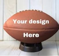 Hand carved hollow foam Display Football, Soccer, Softball ...