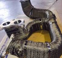 Heat Shieldings 800 °C | Titanium Exhaust Wrap 50 x 1.5mm x 10m