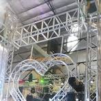 3m TUV Truss Stage Lighting Heart Shape For Wedding Design ...