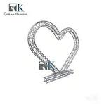 Buy In Bulk Heart Shape Truss Sturdy Twisted Aluminum Alloy ...