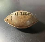 Vintage 6" Length FOOTBALL Small Hand Carved Ironwood Statue Sculpture  Malibu CA | eBay