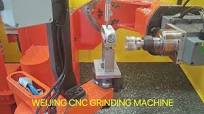 ALUMINUM CASTING FETTLED PERFECTLY BY WEIJING CNC GRINDING MACHINE WITH TWO  MILLING TOOLS