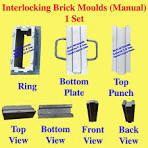 Interlocking Brick Moulds Manual 1 Set