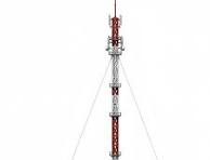 15m/30m/40m Monopole Towers - High-Strength Galvanized Steel ...