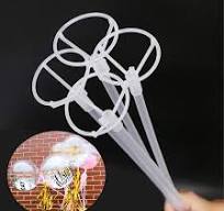 20 Packs Balloon Sticks, 27" Long Large Balloon Stands Holders with Base  for Table Desktop Centerpieces
