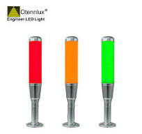 Straight Base 24V LED Steady Flashing Signal Tower Lamp for CNC Machine