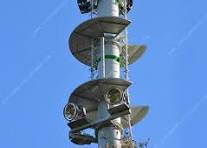 30 Meter Monopole Painting Coating Wifi Tower Exporter China