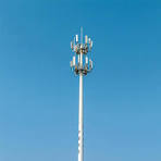 China 30M High Antenna Load Mono Pole Tower For ...