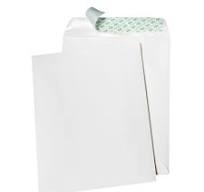 Quality Park Tech-No-Tear Catalog Envelopes, 10" x 13", Self-Adhesive,  White, Box Of 100