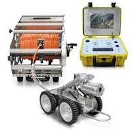 Electrical Lifting Drainage Equipment Sewer Pipe Inspection PTZ Camera with  Meter Counter