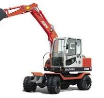 360 Degree Rotation 8 Ton Wheel Excavator With Log ...